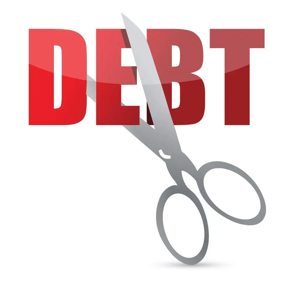 Scissors cutting debt 1024x957