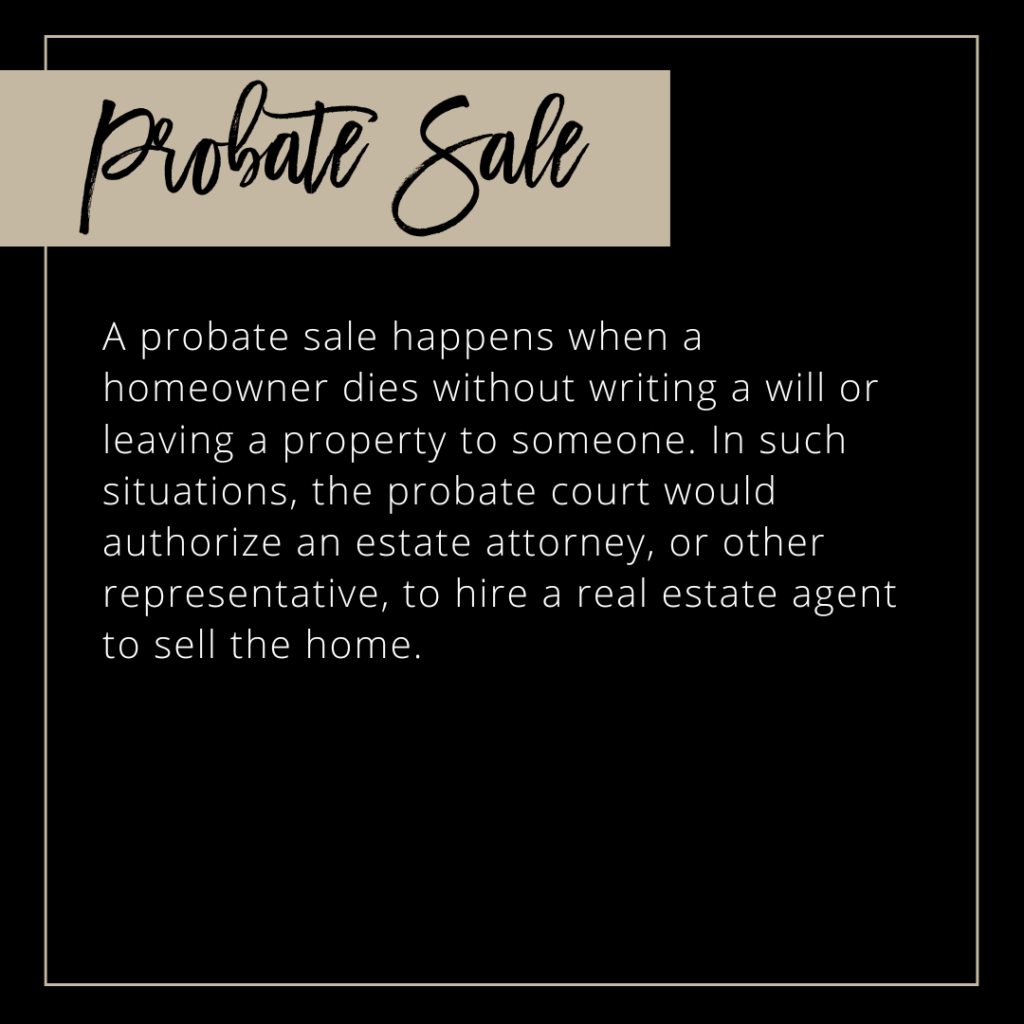 Probate Sale