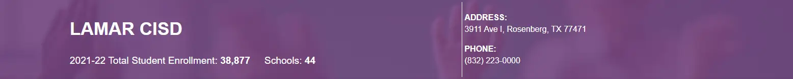 Lamar CISD contact information