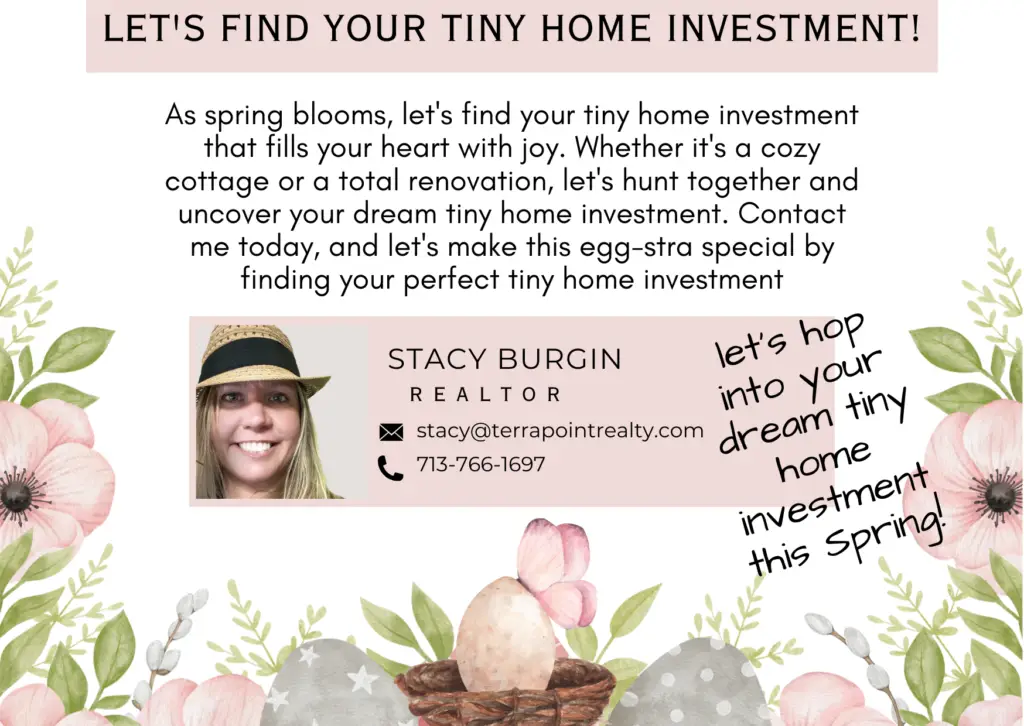 Lets find your tiny home investment