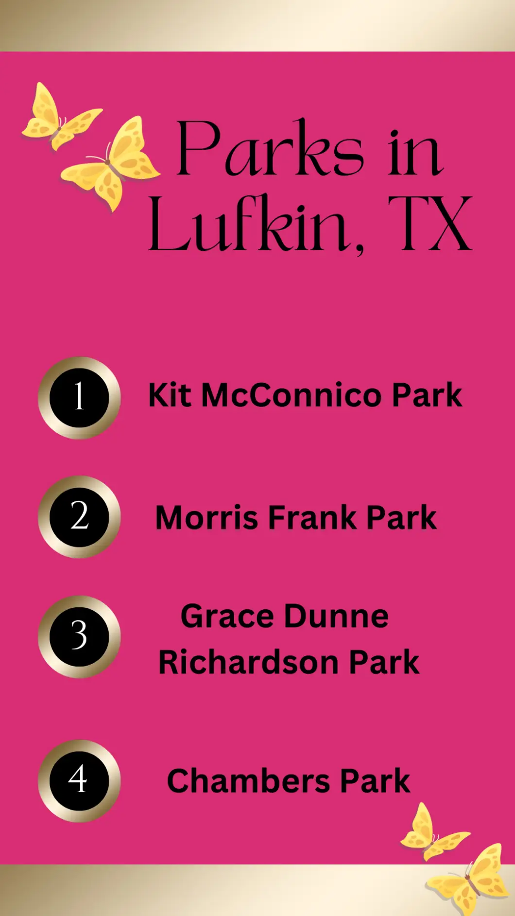 Parks in Lufin TX