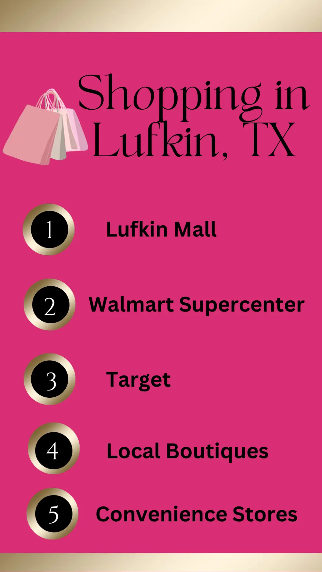 Shopping in Lufkin TX