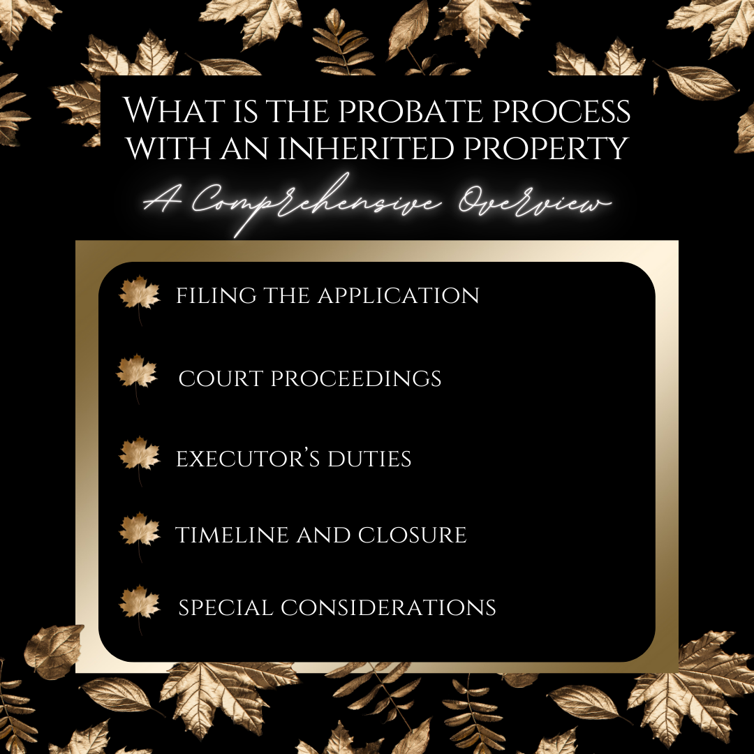 what is the probate process with an inherited property in Texas