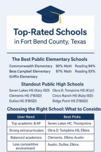 Top-rated schools in Fort Bend County