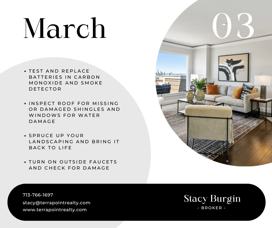 march maintenance Fulshear tips